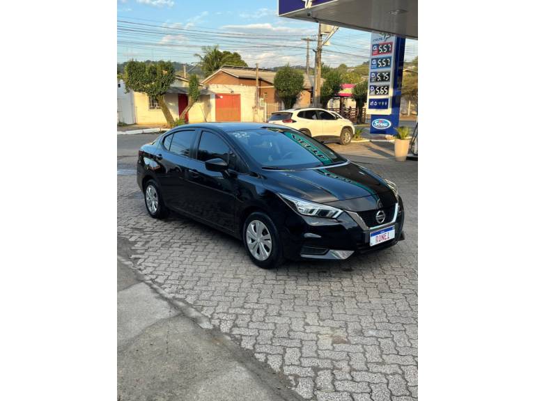 NISSAN - VERSA - 2021/2022 - Preta - R$ 84.900,00